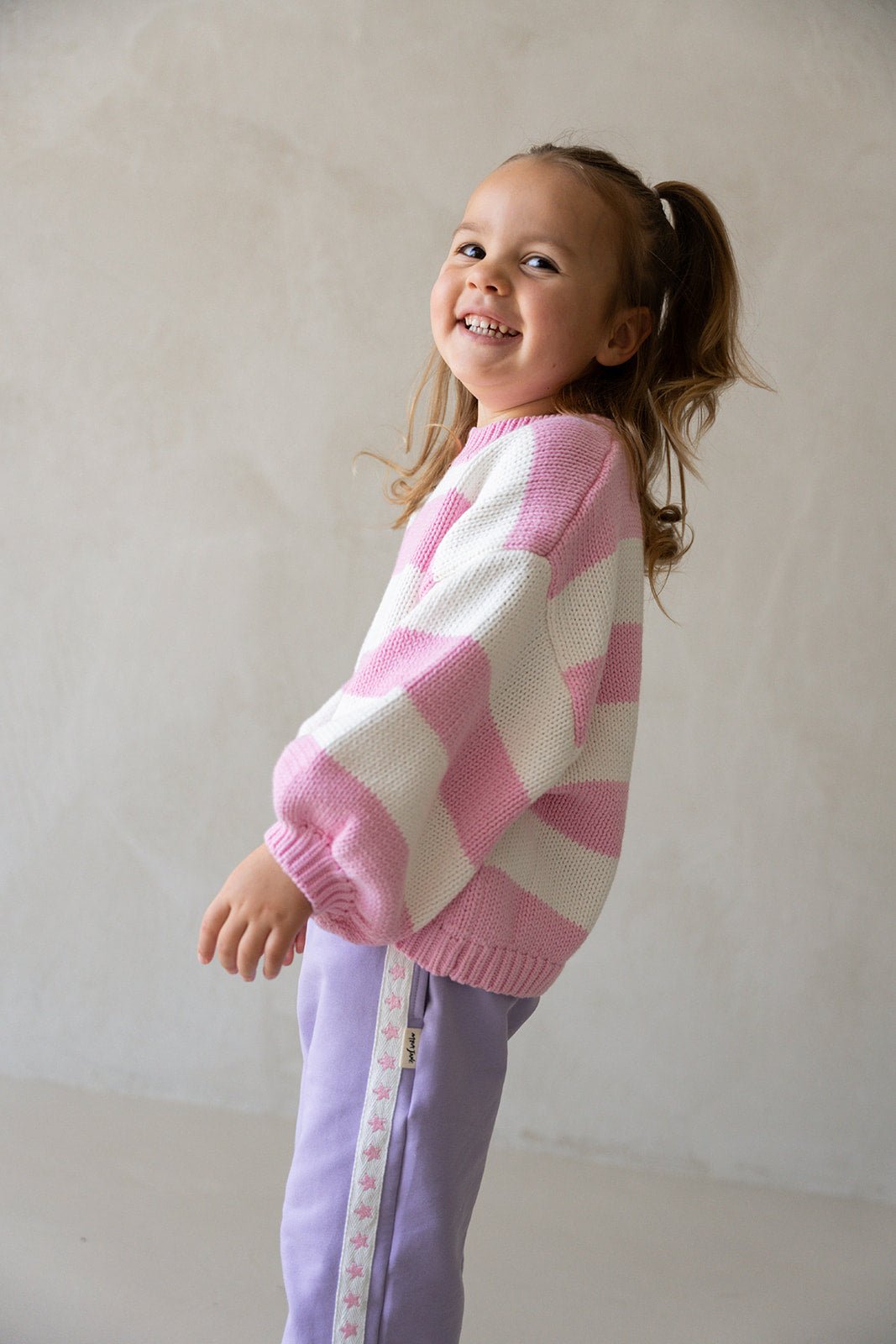 Chunky Oversized Knit Jumper - Candy Pink - MYLA JANE