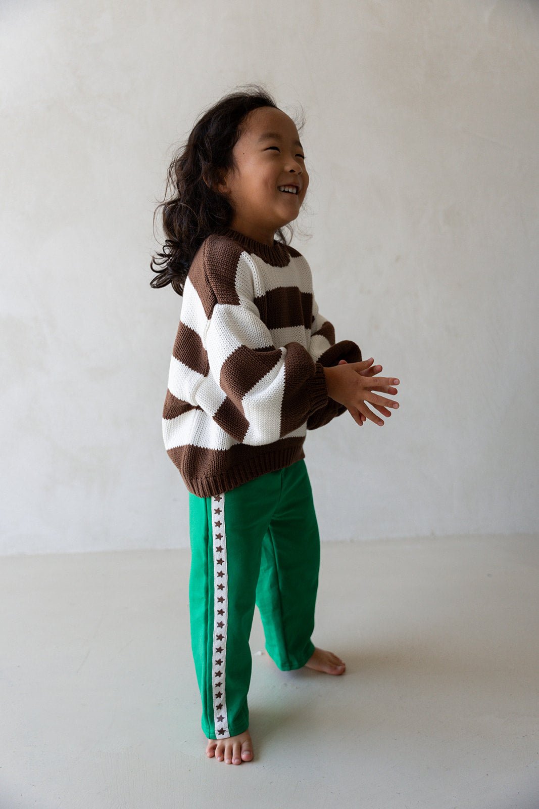 Chunky Oversized Knit Jumper - Chocolate - MYLA JANE