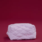 Pink Terry/Cherry Gingham Cosmetic Bag - MYLA JANE