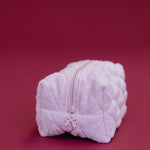 Pink Terry/Cherry Gingham Cosmetic Bag - MYLA JANE