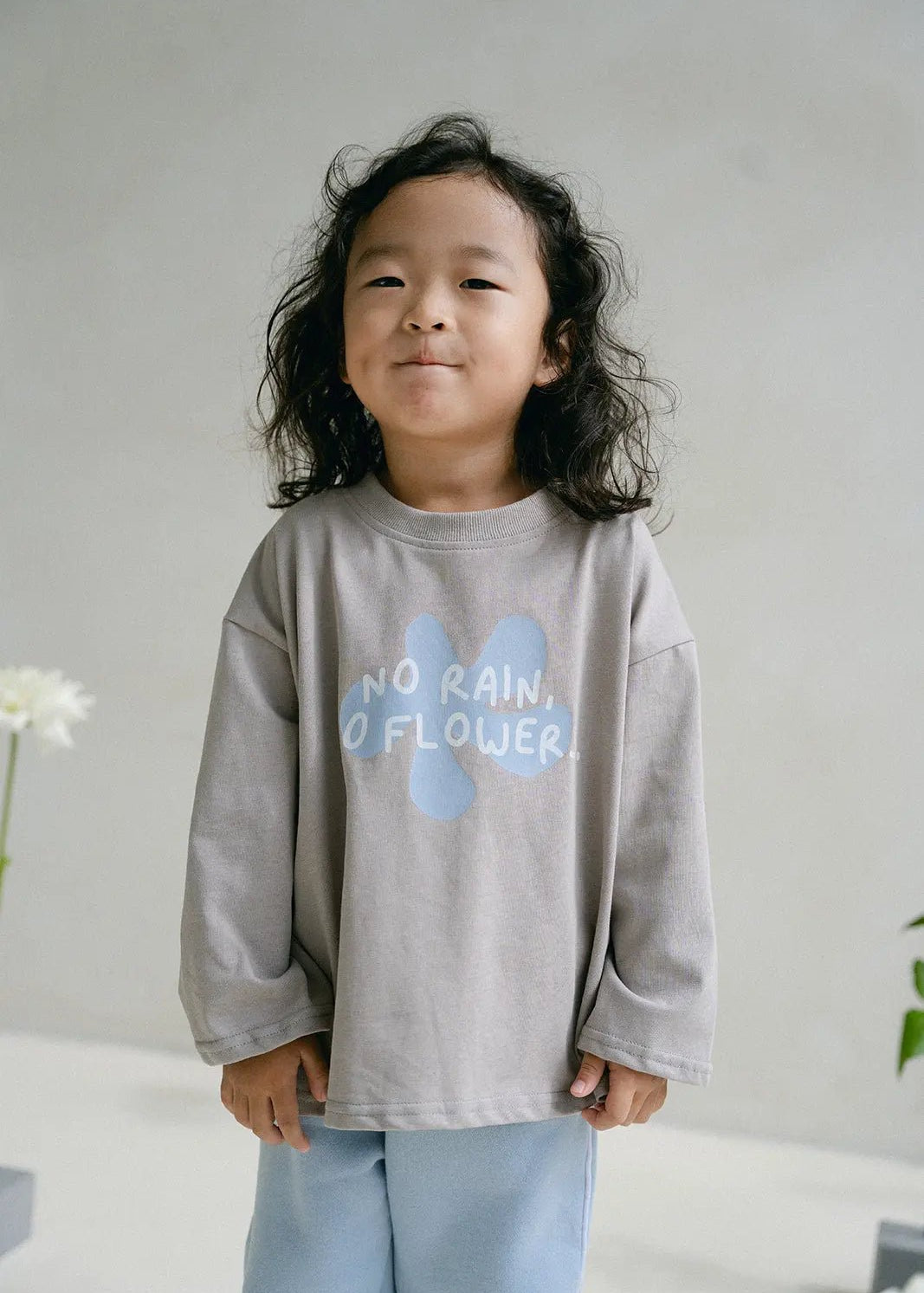 Flôwers Long Sleeve - Stone - MYLA JANE