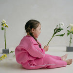 MJ Panel Tracksuit - Raspberry - MYLA JANE