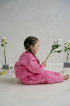 MJ Panel Tracksuit - Raspberry - MYLA JANE