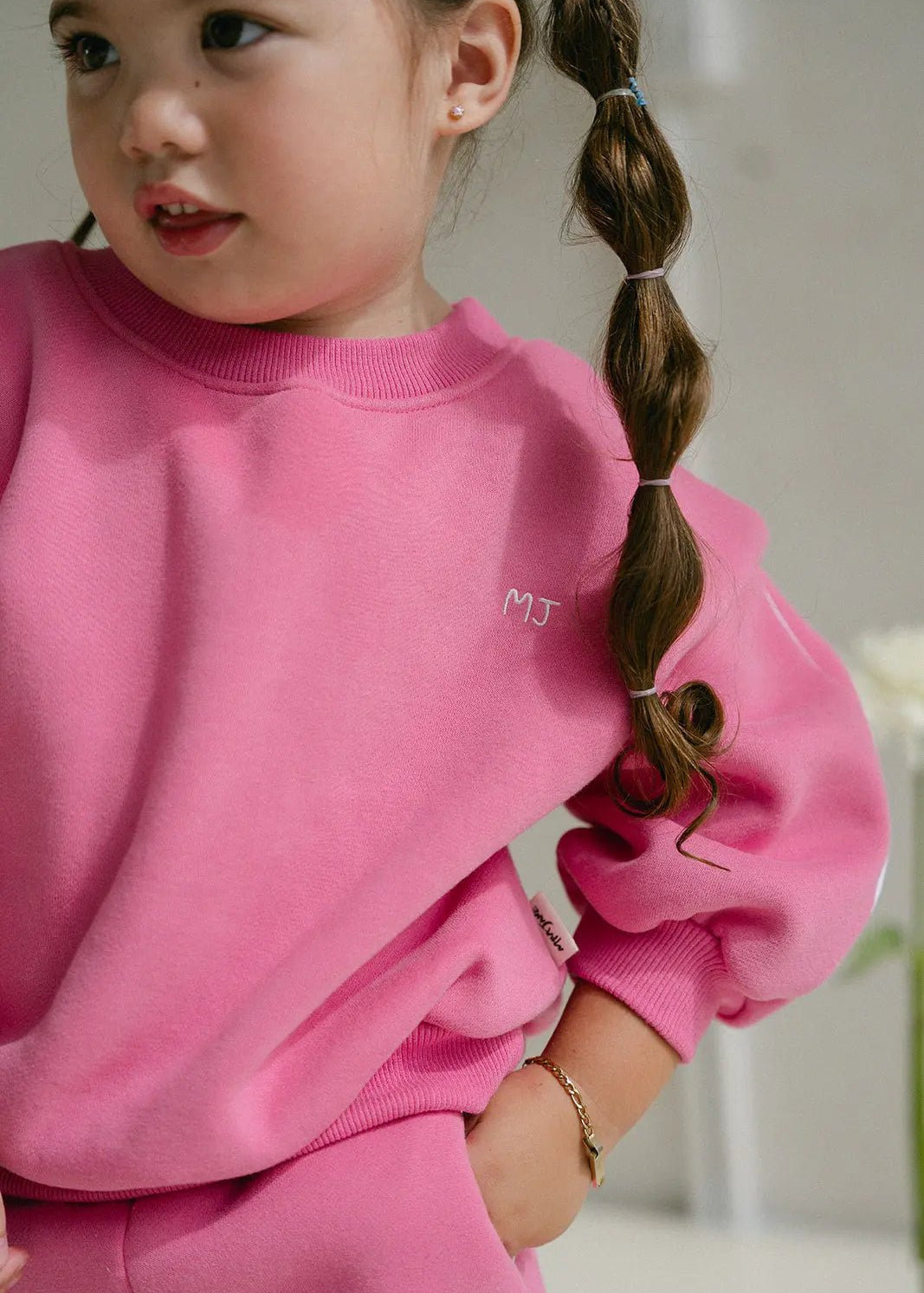 MJ Panel Tracksuit - Raspberry - MYLA JANE