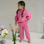 MJ Panel Tracksuit - Raspberry - MYLA JANE