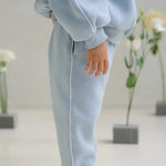 MJ Panel Tracksuit - Slate Blue - MYLA JANE
