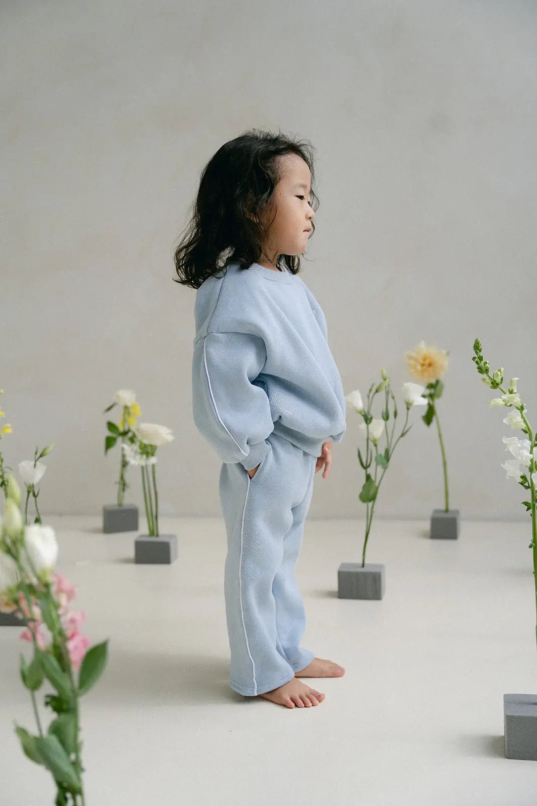 MJ Panel Tracksuit - Slate Blue - MYLA JANE