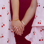 Cherries Gold Bracelet - MYLA JANE