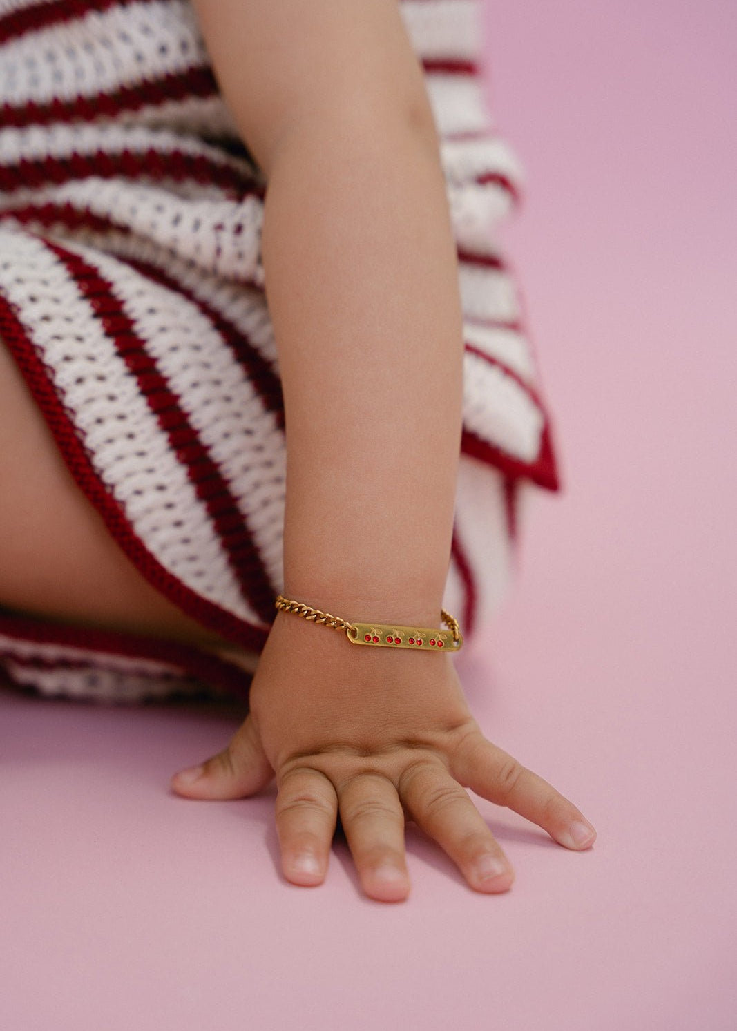 Cherries Gold Bracelet - MYLA JANE