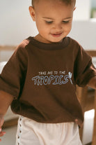 Tropics Tee - Cacao - MYLA JANE