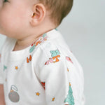 Merry & Bright - Baby Organic Cotton Romper - MYLA JANE