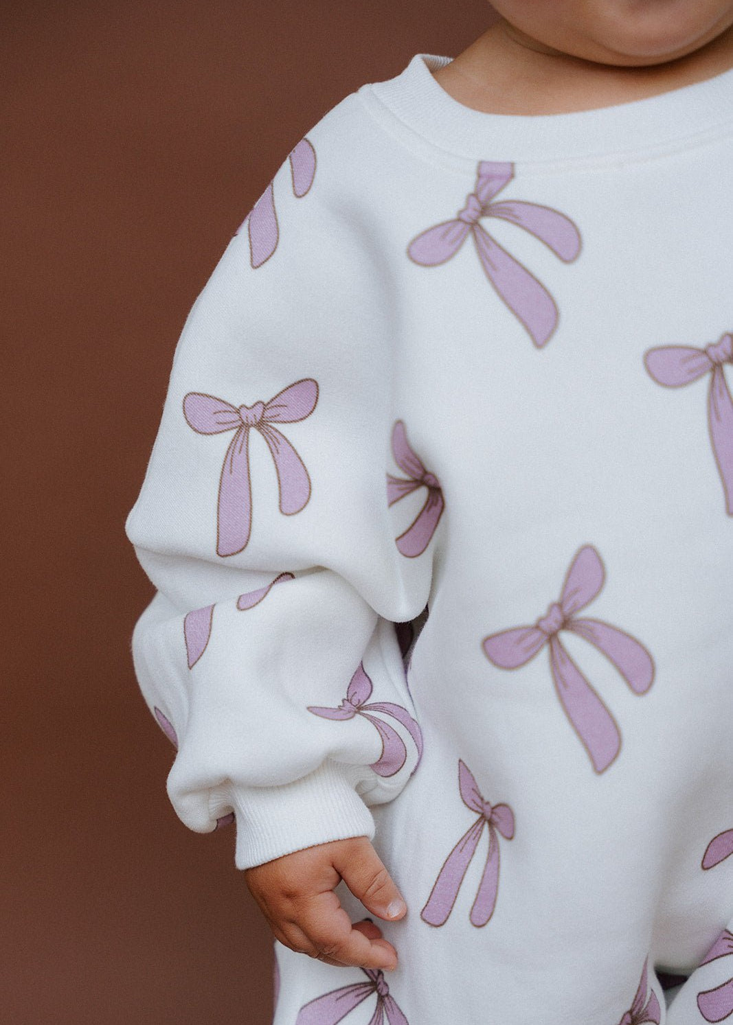Lilac Bow Romper - MYLA JANE