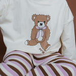 Myla Bear Longsleeve - Cream - MYLA JANE
