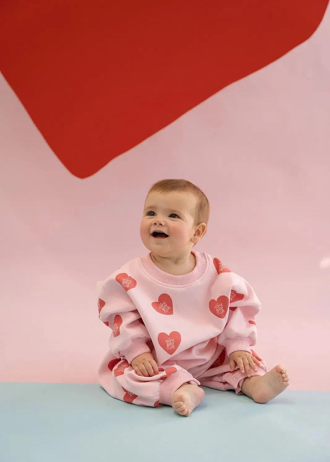 Homebody Heart Romper - Pink - MYLA JANE