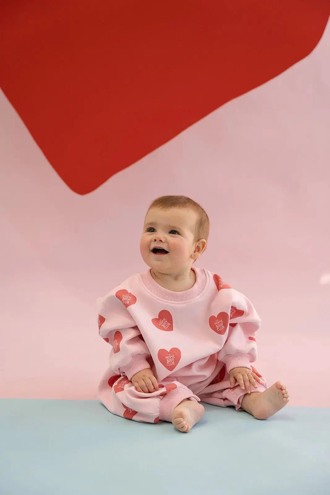 Homebody Heart Romper - Pink - MYLA JANE