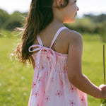 Garden Party Linen Jumpsuit - Pink - MYLA JANE
