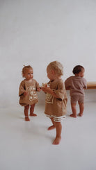 Seashell T-Shirt - Chocolate/Cream - MYLA JANE