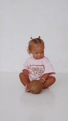 Seashell T-Shirt - Pink/Chocolate - MYLA JANE