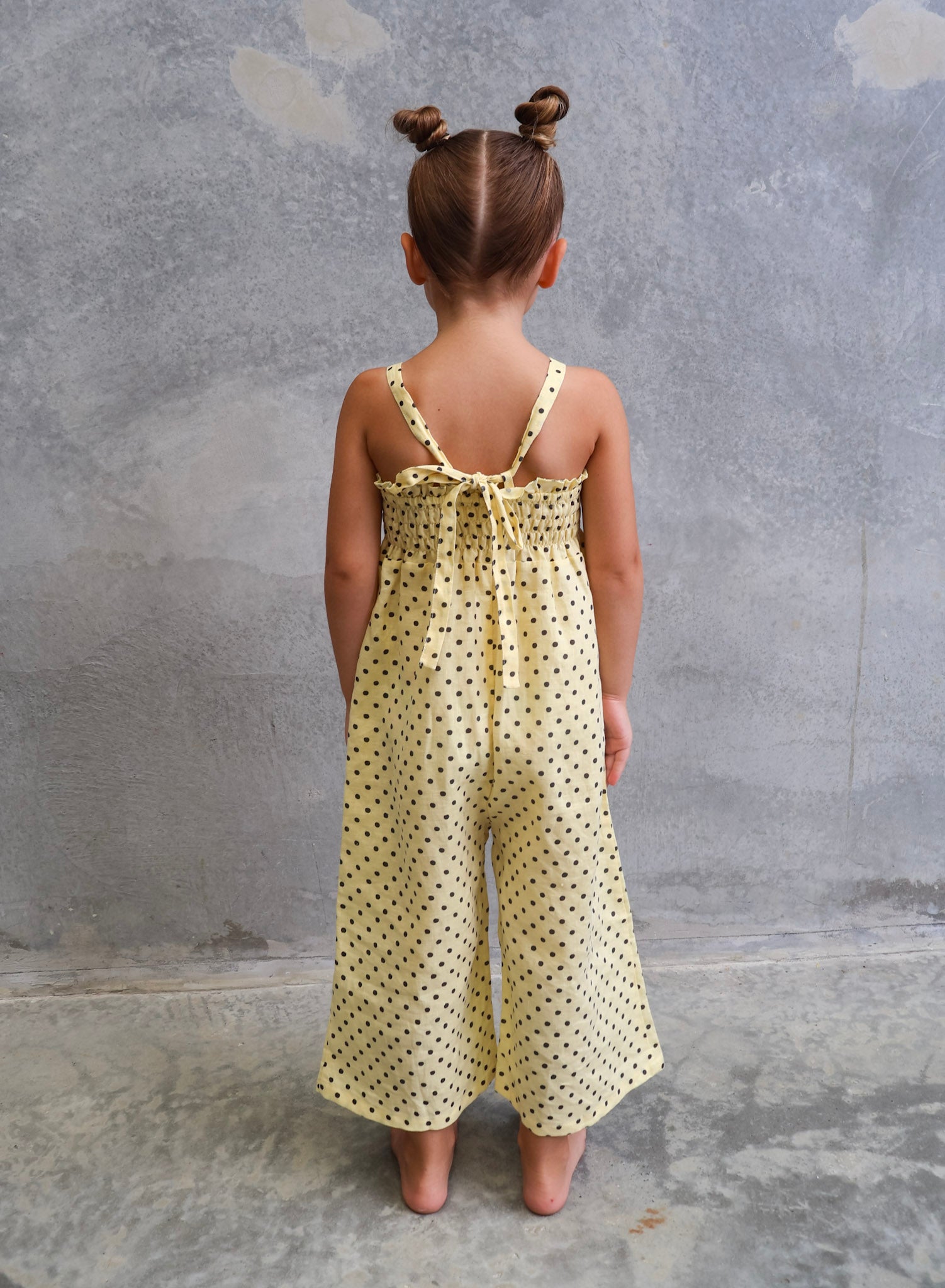 Lottie Jumpsuit - Lemon - MYLA JANE