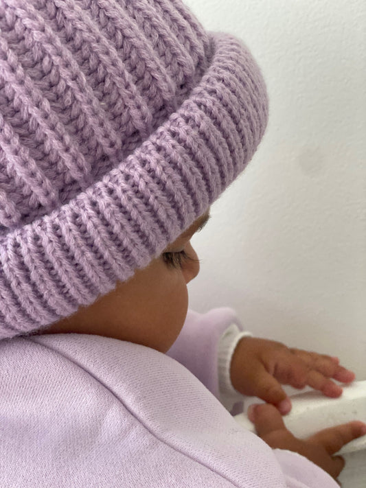 Lavender Beanie