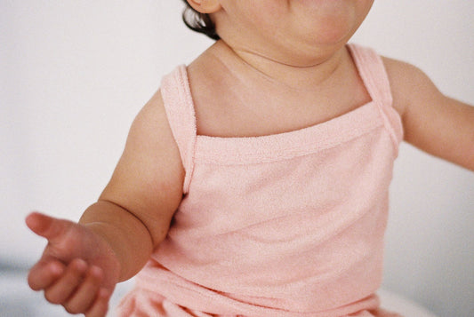 Terry Singlet - Peach