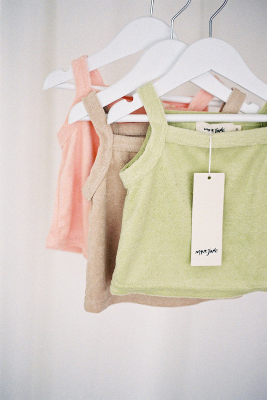 Terry Singlet - Lime